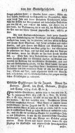 Biblische Erzählungen für die Jugend.