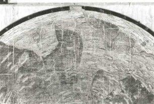 Rundkarten kursächsischer Waldgebiete (Humelius-Risse, Kreiskarten für Jagd- u. Forstzwecke, Dresden, um 1560), Torgauer Heide (südöstlich Dübener Heide und nordwestlich Dahlener Heide), von Johannes Humelius, aquarellierte Zeichnung, 67 x 67 cm, ca. 1 : 50 000. Ausschnitt : Nordteil mit (Bad) Schmiedeberg, Dommitzsch, Elbe und Prettin