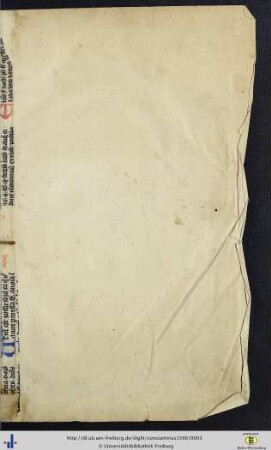 Lateinisches Fragment.