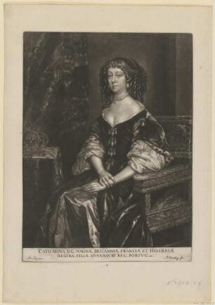 Bildnis der Catharina, Königin von England