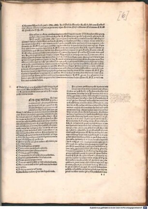 Repetitio legis 'Rem quae nobis' (Dig.41,2.15) : mit Widmungsbrief an Kardinal Giovanni de' Medici von Antonius Griphus