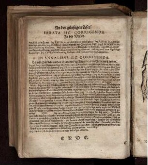 Errata Sic Corrigenda