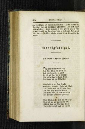 Am letzten Tage des Jahres