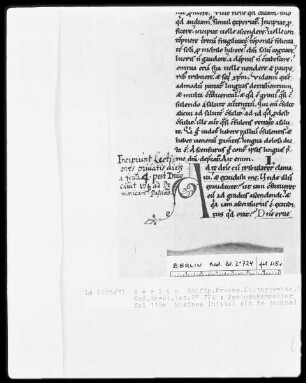 Augustinus, Kommentar zu den Psalmen 101-150 — Initiale A (d te domine), Folio 115 verso