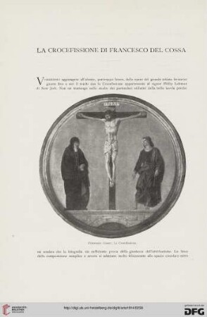 17: La crocefissione di Francesco del Cossa