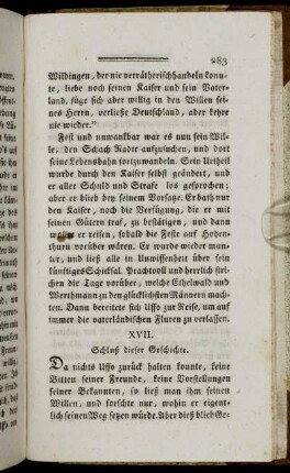 XVII. Schluß dieser Geschichte.