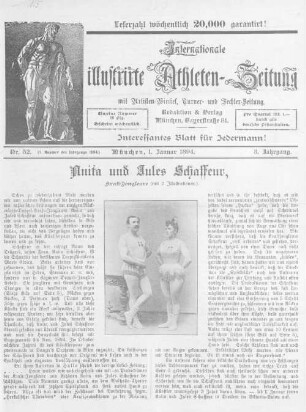 Internationale illustrirte Athleten-Zeitung : Verbandsorgan der Athleten-Verbände von Bayern, Württemberg, Süddeutschland .... 3. 1894