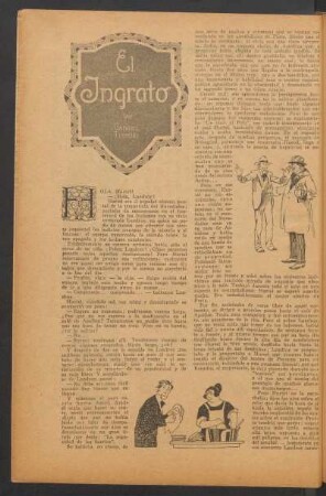 El ingrato : Ilustró Rechaín