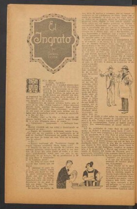 El ingrato : Ilustró Rechaín