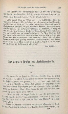 543-552 Die geistigen Waffen der Socialdemokratie : Schluß