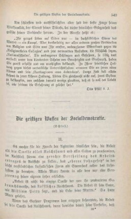 543-552 Die geistigen Waffen der Socialdemokratie : Schluß