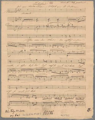 Liebeslied, V, pf, As-Dur, [op. 10/2] - BSB Mus.Schott.Ha 11280-3