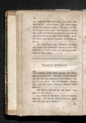 Neunter Abschnitt.