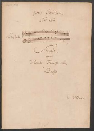 Sonaten; fl, bc; h-Moll; SpiF 62