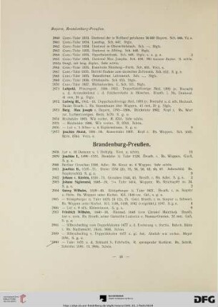 Brandenburg-Preußen (Nr. 2978-3725)