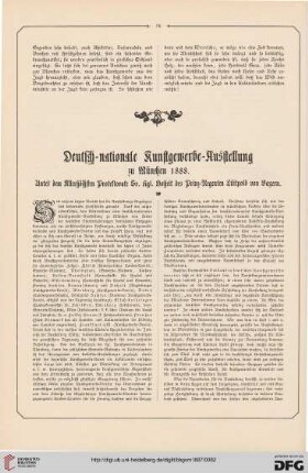 Deutsch-nationale Kunstgewerbe-Ausstellung zu München 1888, [4]