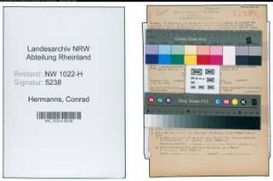 Entnazifizierung Conrad Hermanns , geb. 00.00.0000 (Justizangestellter)