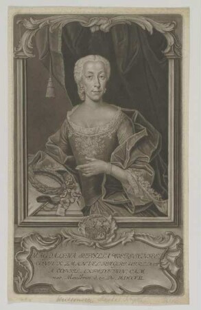 Bildnis der Magdalena Sibylla Weissensee