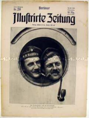 Illustrierte Wochenzeitschrift "Berliner Illustrirte Zeitung" u.a. zur Seeschlacht von Skagerrak und über Wasserflugzeuge