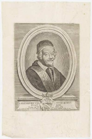 Bildnis des Alexander VIII. Otthobonvs