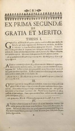 Ex prima secundæ de gratia et merito.