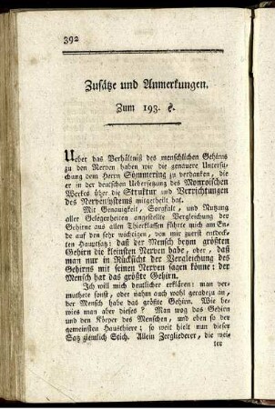 Zusätze und Anmerkungen.