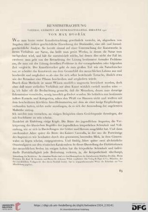 Kunstbetrachtung : Vortrag, gehalten am Denkmalpflegetag, Bregenz 1920