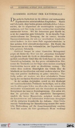 Äusserer Aufbau der Kathedrale
