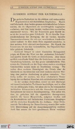 Äusserer Aufbau der Kathedrale