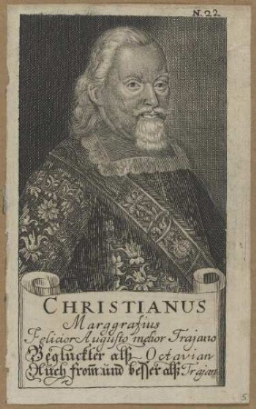 Bildnis des Christianus, Markgraf von Brandenburg-Kulmbach