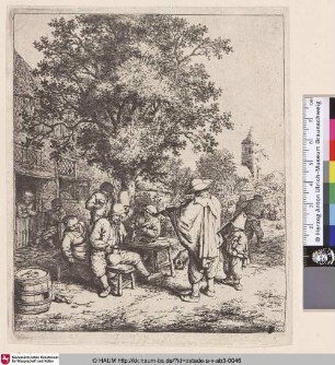 [Der Violinspieler und der kleine Leiermann; The fiddler and the hurdy-gurdy boy; Le violon et le petit vielleur]