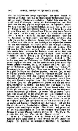 Wunsch, redlicher, des christlichen Lehrers