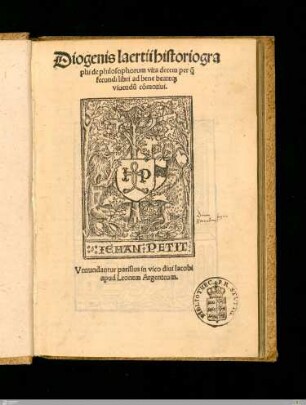 Vitae et sententiae philosophorum