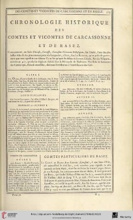 Chronologie historique des comtes et vicomtes de Carcassonne et de Rasez