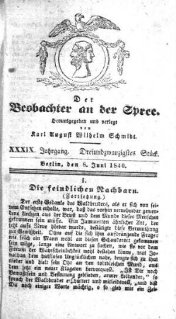 23. Stueck, 8. Juni 1840