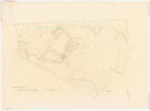 Garten am Wochenendhaus Theis, Berlin-Wannsee: Lageplan mit Gartenplan 1:100