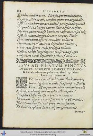 Iesus ad pilatum vinctus