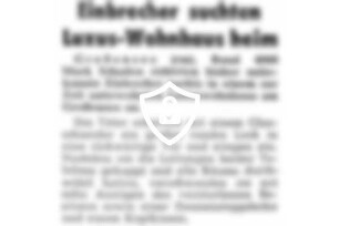 Einbrecher suchten Luxus-Wohnhaus heim