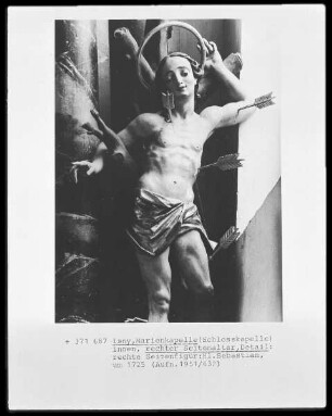 Rechte Seitenfigur - Der heilige Sebastian
