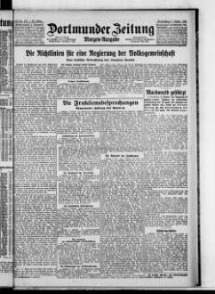 Dortmunder Zeitung. 1874-1939