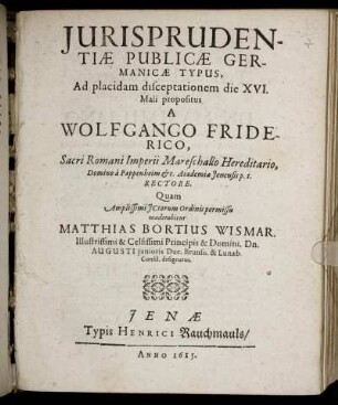 Iurisprudentiae Publicae Germanicae Typus