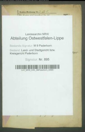 Erblasser: Schulte, Elisabeth, geb. Grewe: