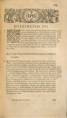 R.P.F. Joannis Duns Scoti, Doctoris Subtilis, Ordinis Minorum, Quaestiones In Lib. II. Sententiarum, 2