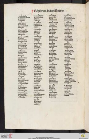 Registrum huius operis