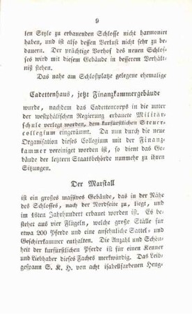 Cadettenhaus, jetz Finanzkammergebäude