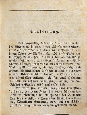 Strabo's Geographie, 1