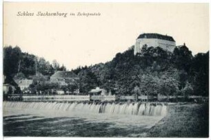 Frankenberg. Schloss Sachsenburg im Zschopautal