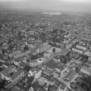 Ostvorstadt von Leipzig : Blickrichtung Nordosten