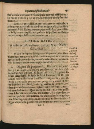 Septima Ratio.