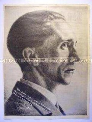 Illustrierter Sonderdruck der NSDAP zur Reichstagswahl am 31. Juli 1932 mit dem Text einer verbotenen Rundfunkrede von Goebbels